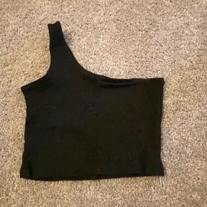 one shoulder crop too